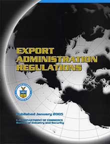 Export Administration Regulations Document Cover